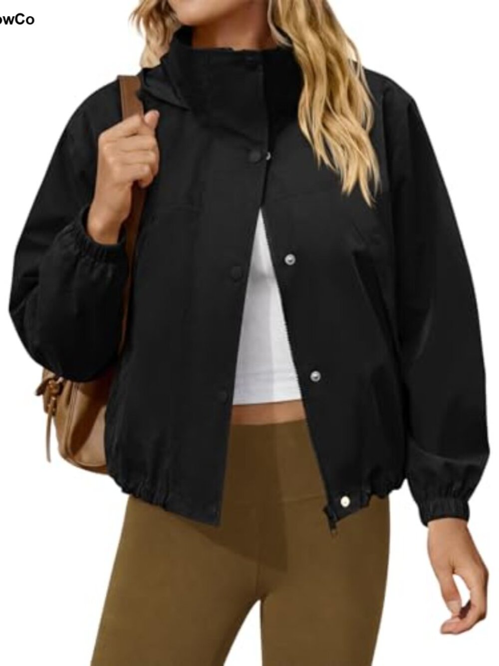 Women's Light Rain Jacket Windbreaker Hooded Athletic Spring Jacket